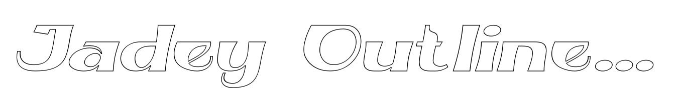 Jadey Outline Oblique